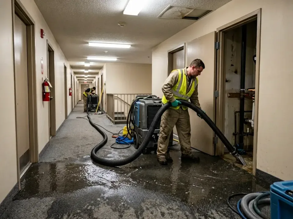 multi-unit-apartment-hallway-f-005 — frequently asked questions, Emergency Burst Pipe Water Extraction & Removal in Angleton…